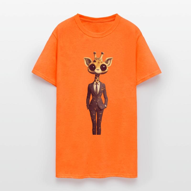 CoolNimals cute female Giraffe wearing a suit