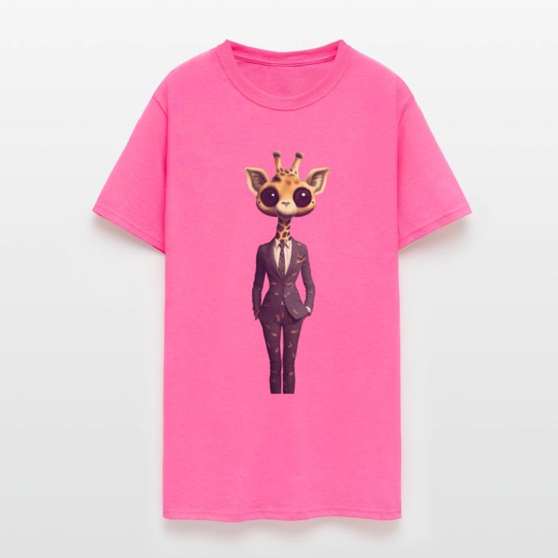 CoolNimals cute female Giraffe wearing a suit