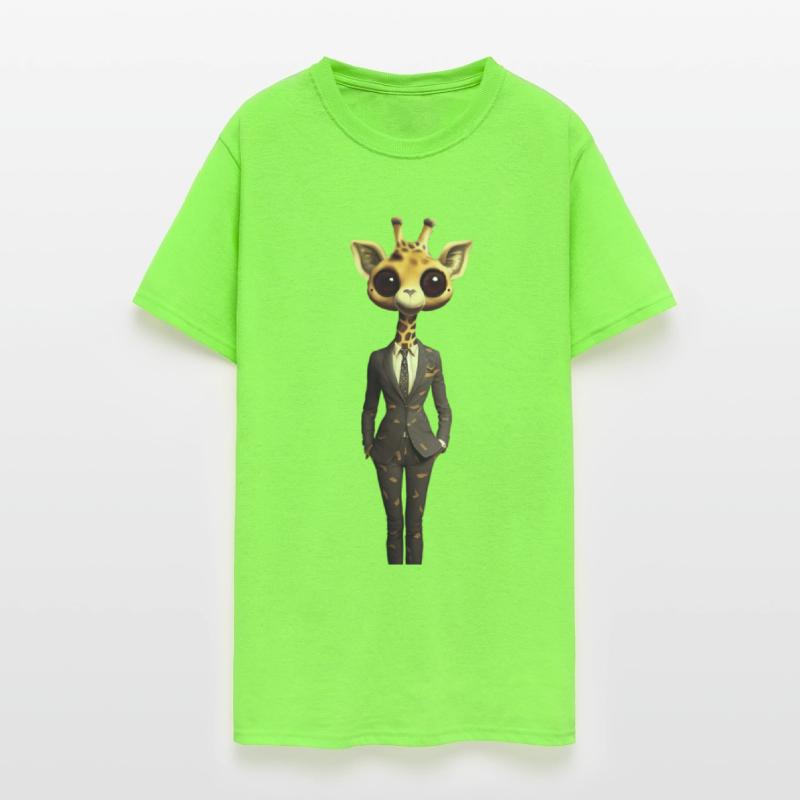 CoolNimals cute female Giraffe wearing a suit