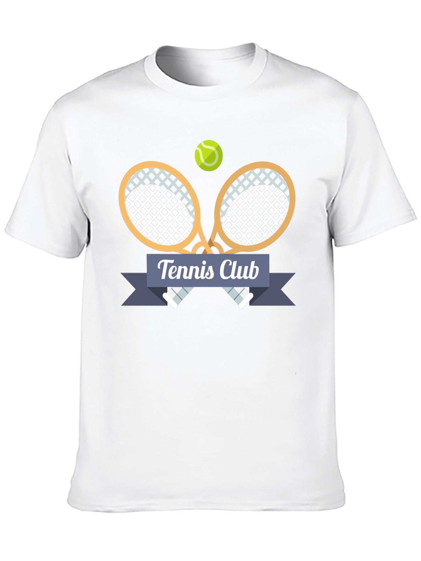 Tennis Club Graphic Tee - Sporty Casual Style