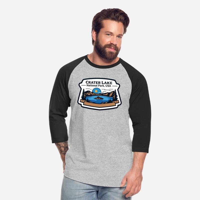 Crater Lake National Park Southern Oregon USA Logo