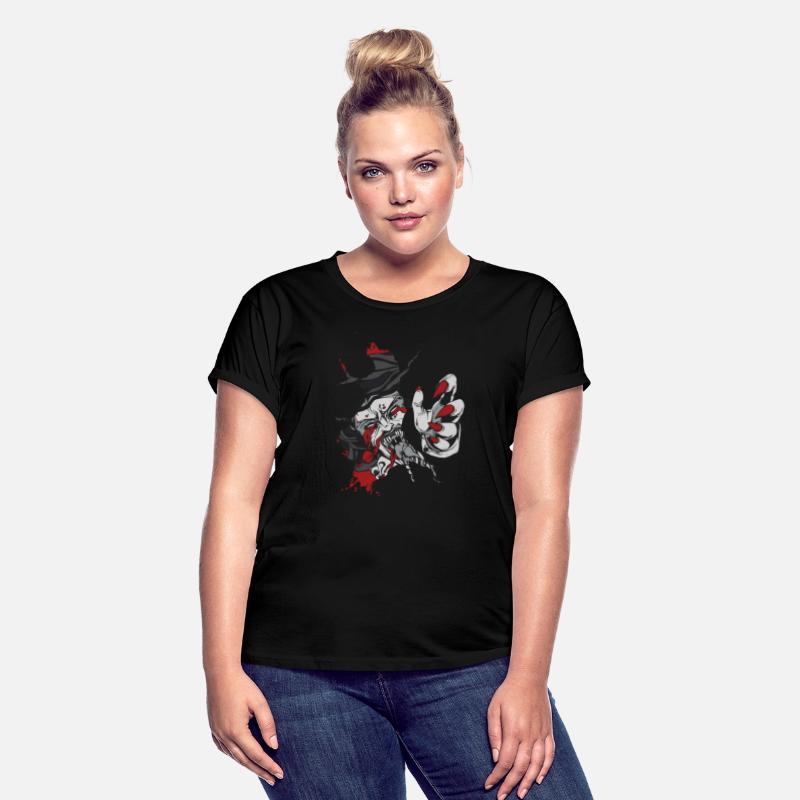 Creepy Witch Demon Signs Motif