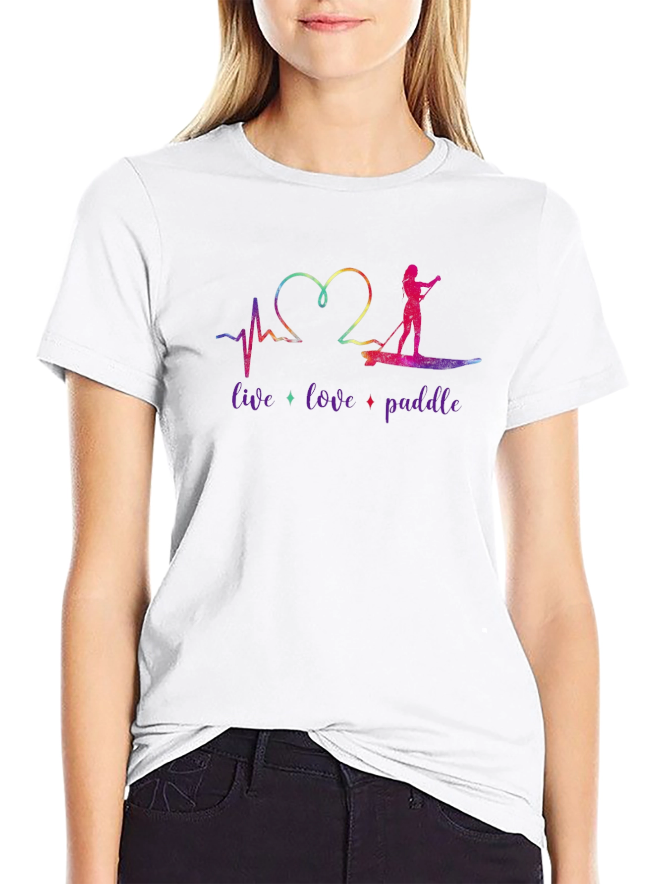 Live Love Paddle Graphic T-Shirt