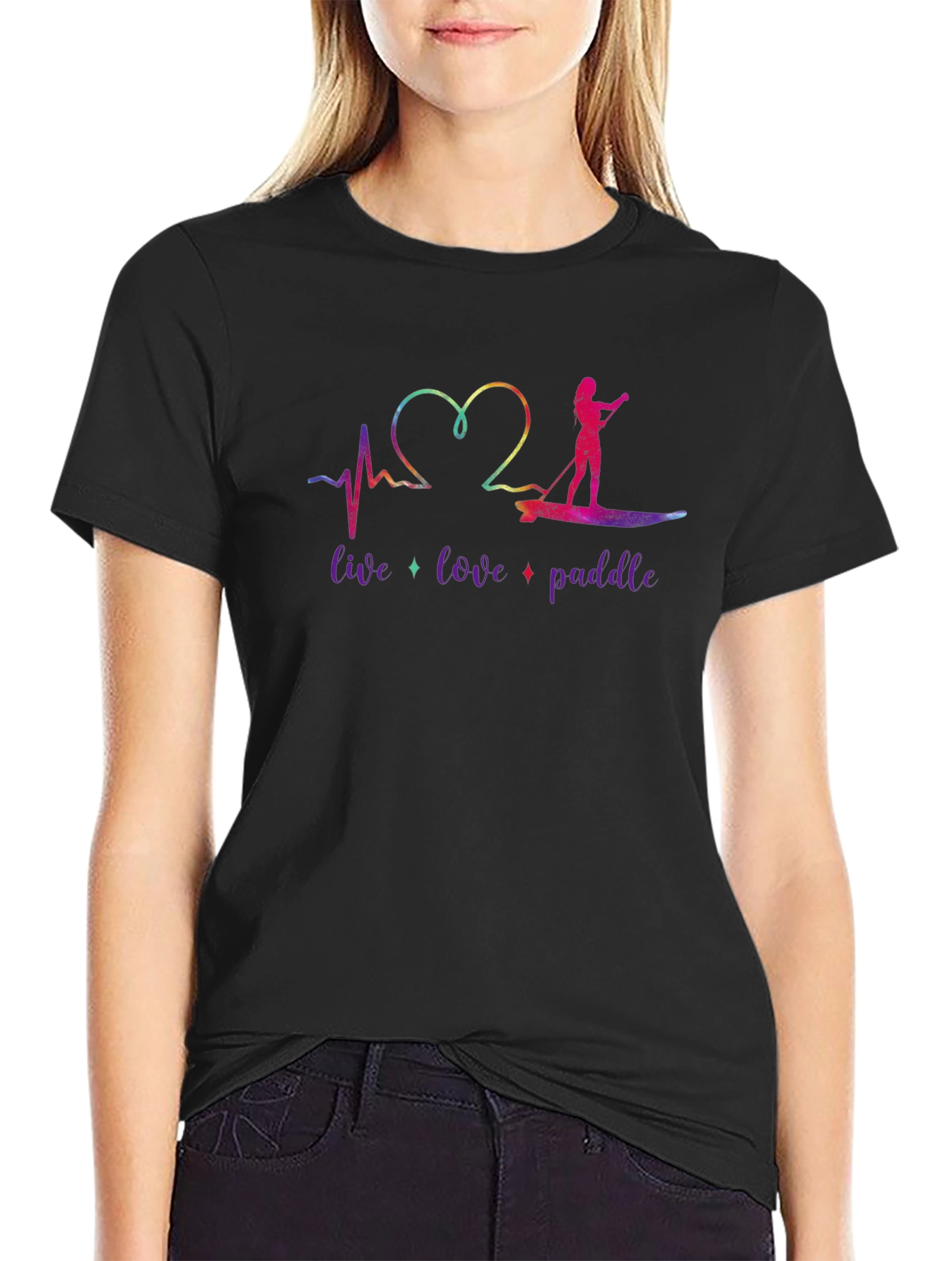 Live Love Paddle Graphic T-Shirt