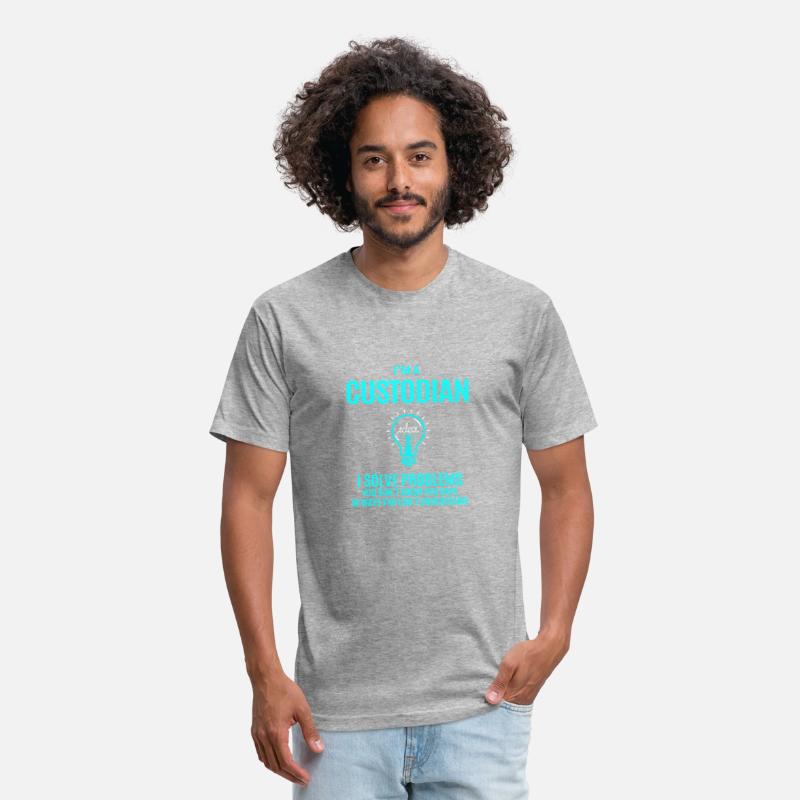 Custodian T Shirt - I Solve Problems Gift Item Tee