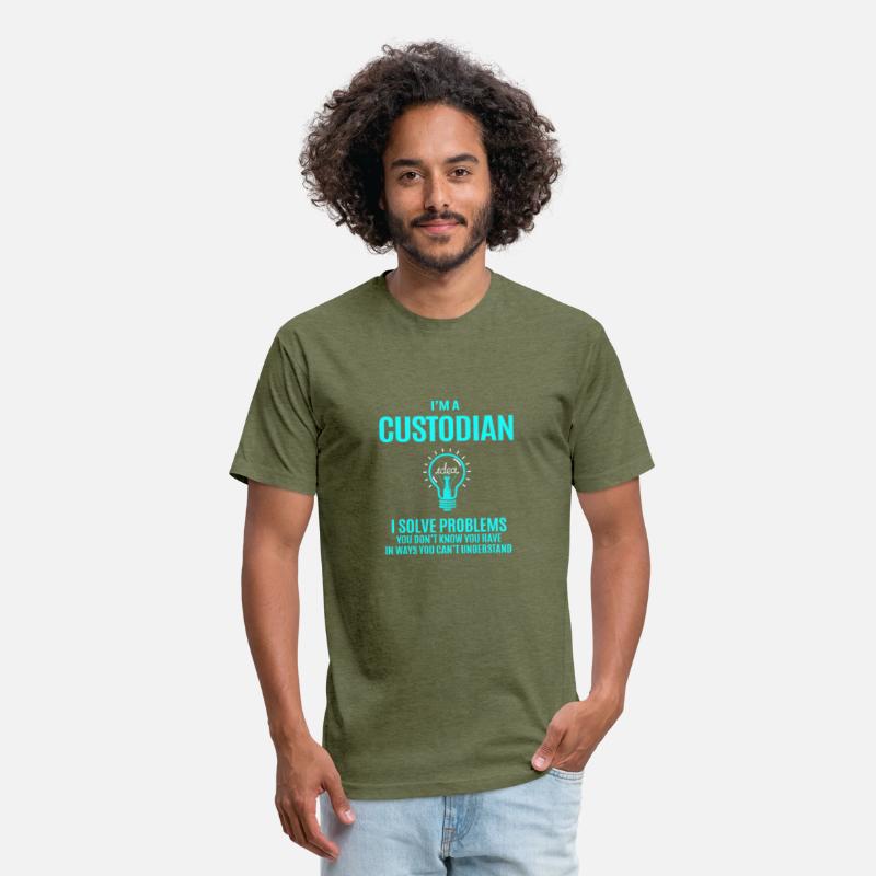 Custodian T Shirt - I Solve Problems Gift Item Tee