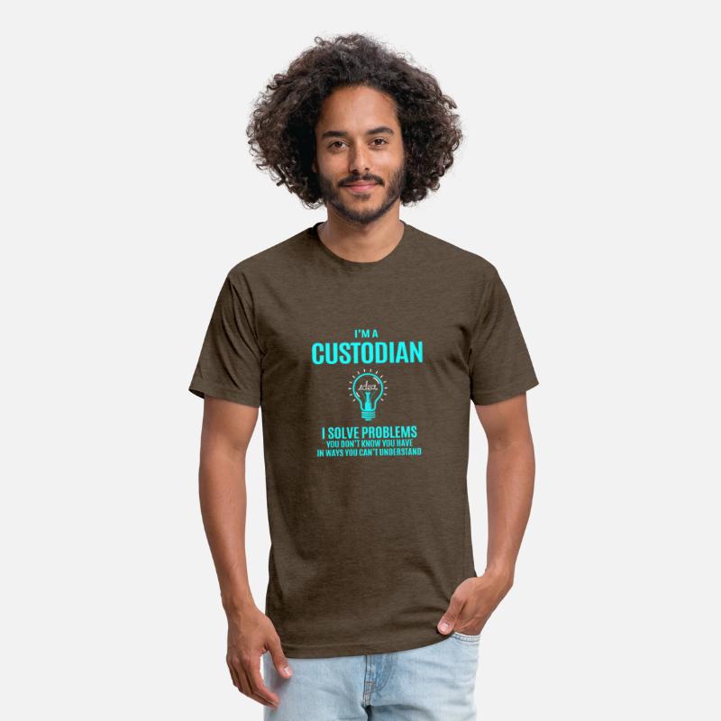 Custodian T Shirt - I Solve Problems Gift Item Tee