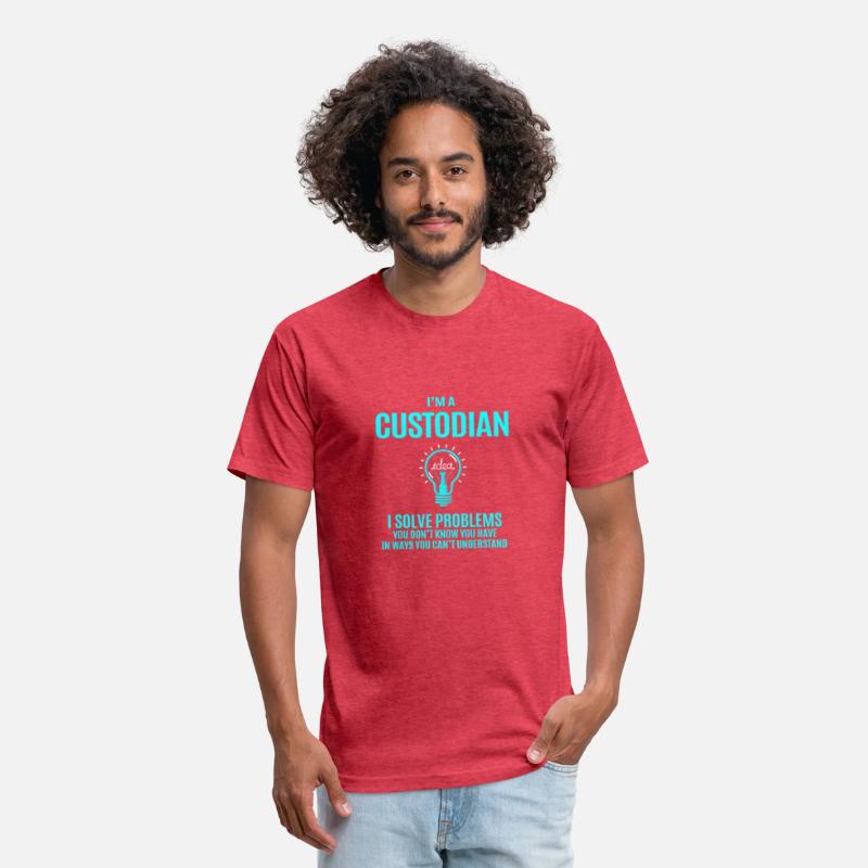 Custodian T Shirt - I Solve Problems Gift Item Tee