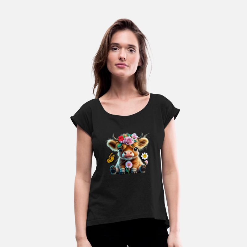 Cute Baby Cow Lover Tee - Adorable Cow Gift