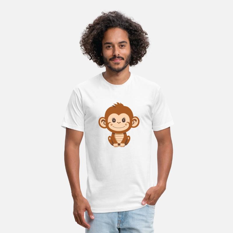Cute baby Monkey smiling