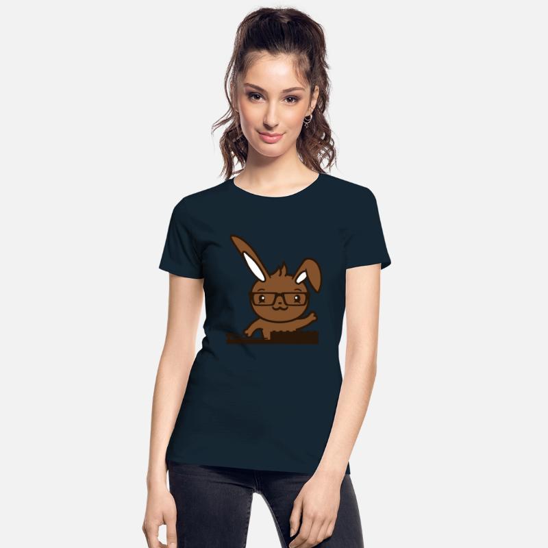 Cute Bunny DJ Rabbit Turntable Mixer Music Party