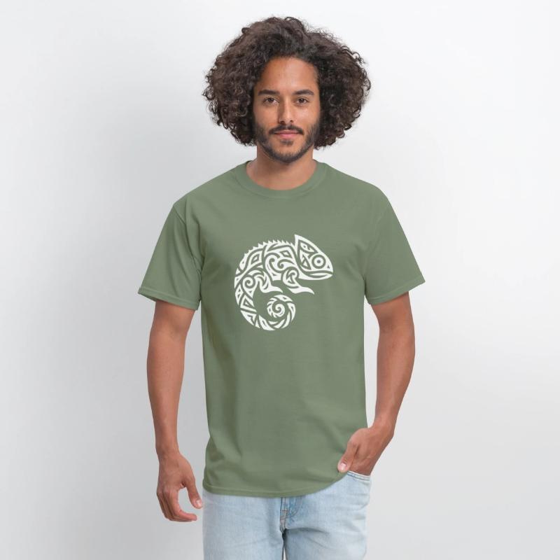 Cute Chameleon Tattoo Disguise