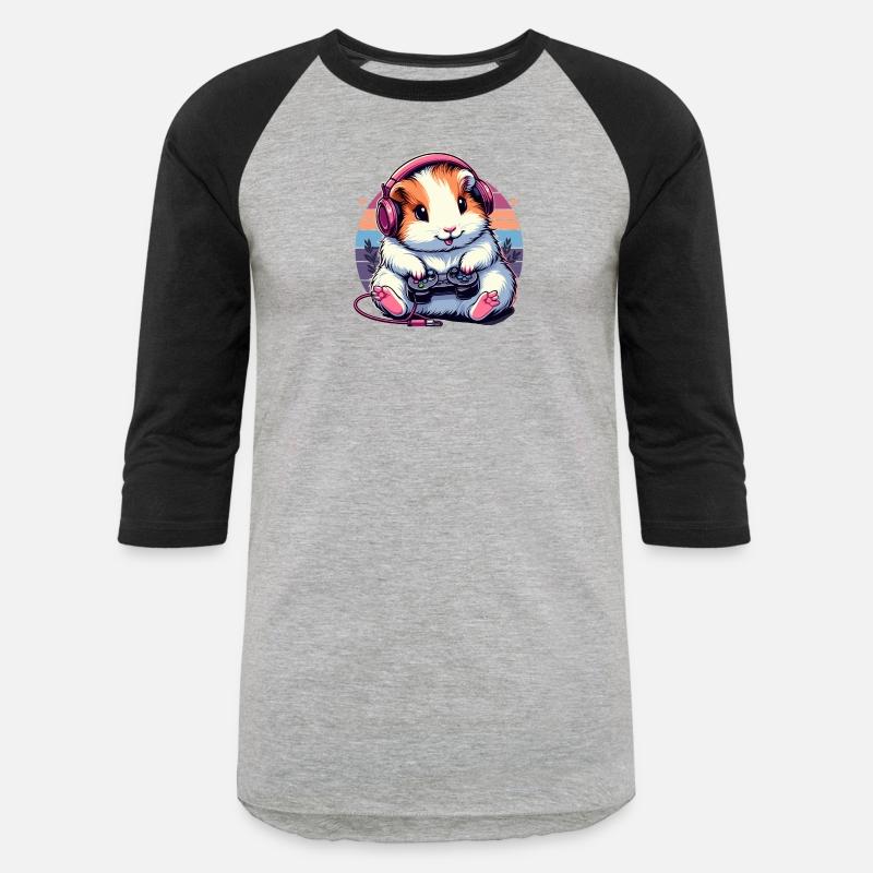 Cute Guinea Pig Fluffy Hamster Video Gamer Control