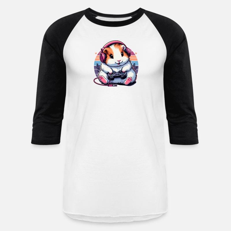 Cute Guinea Pig Fluffy Hamster Video Gamer Control