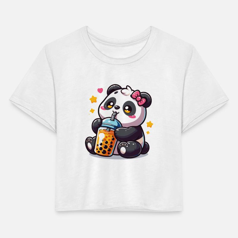 Cute Kawaii Panda with Bubble tea