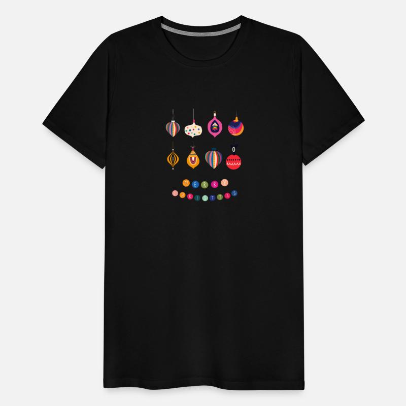 Cute Merry Christmas Colourful Ornaments