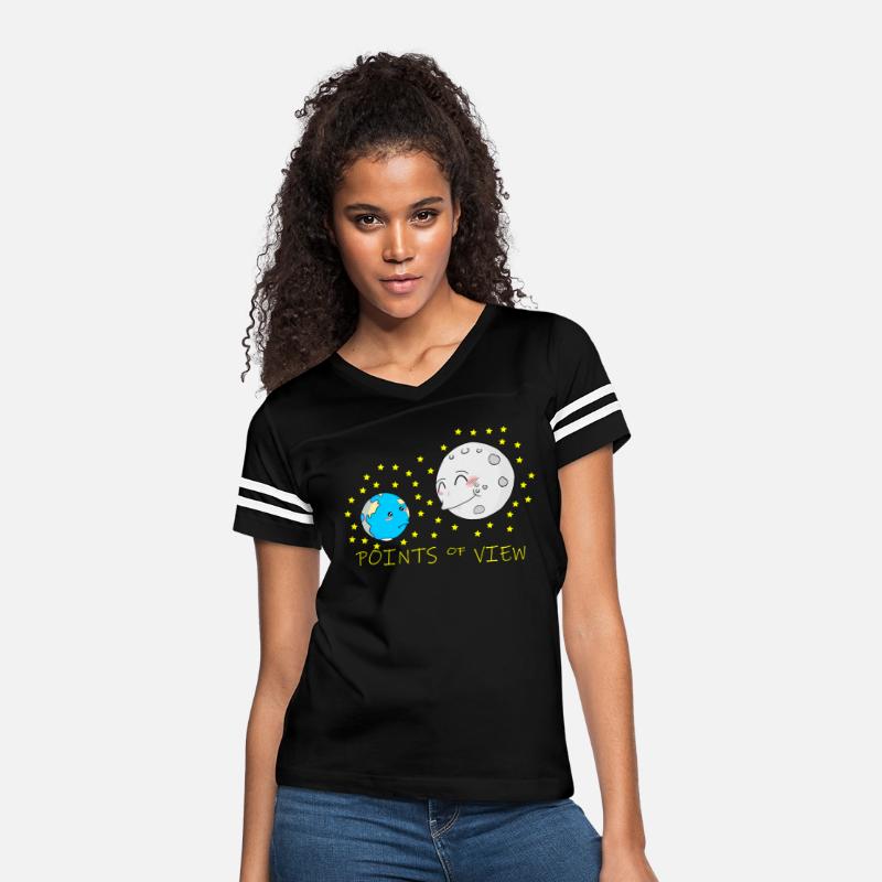 Cute Moon and Earth Positive Points of View Design