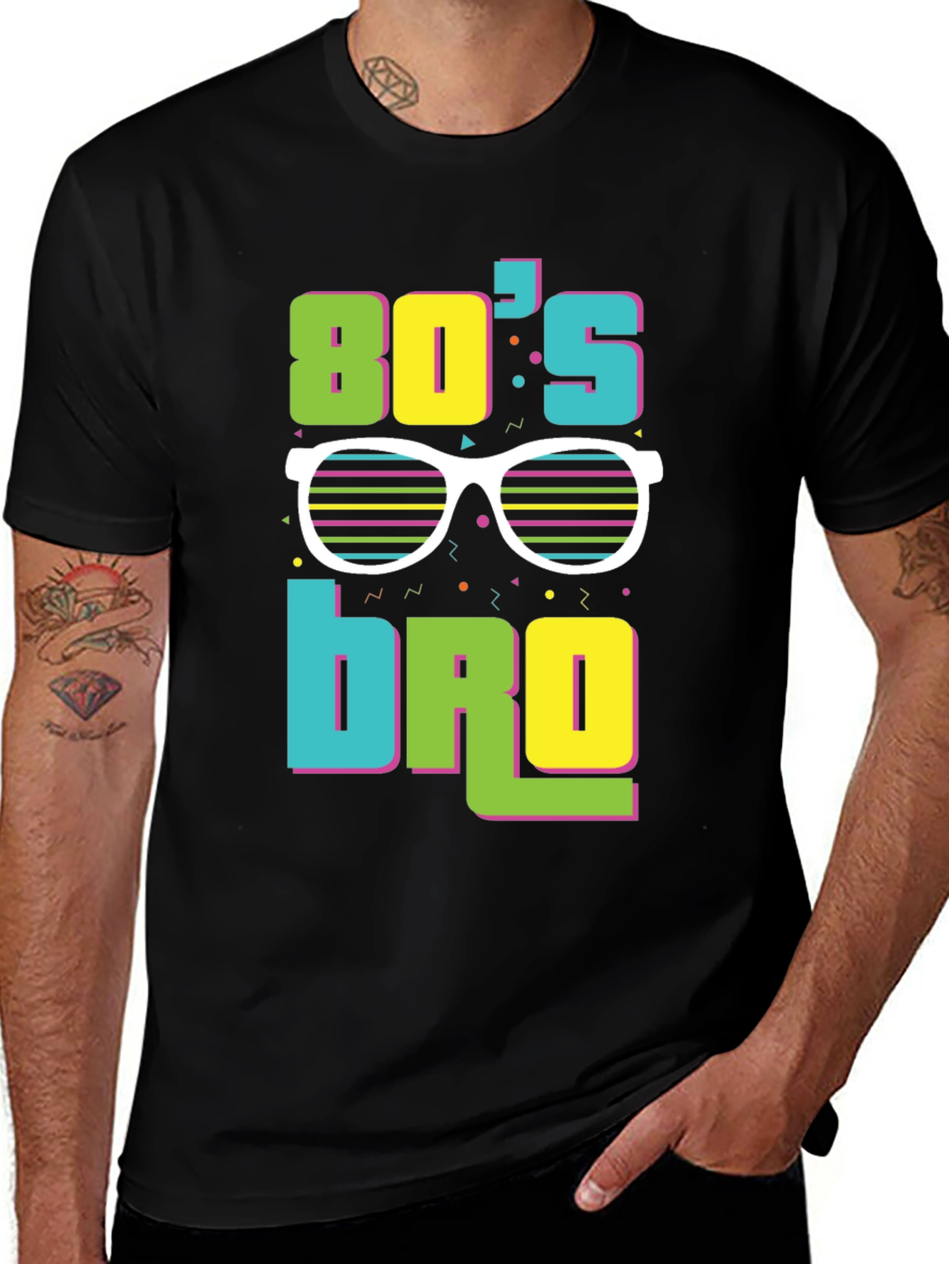 80s Bro T-Shirt - Retro Style