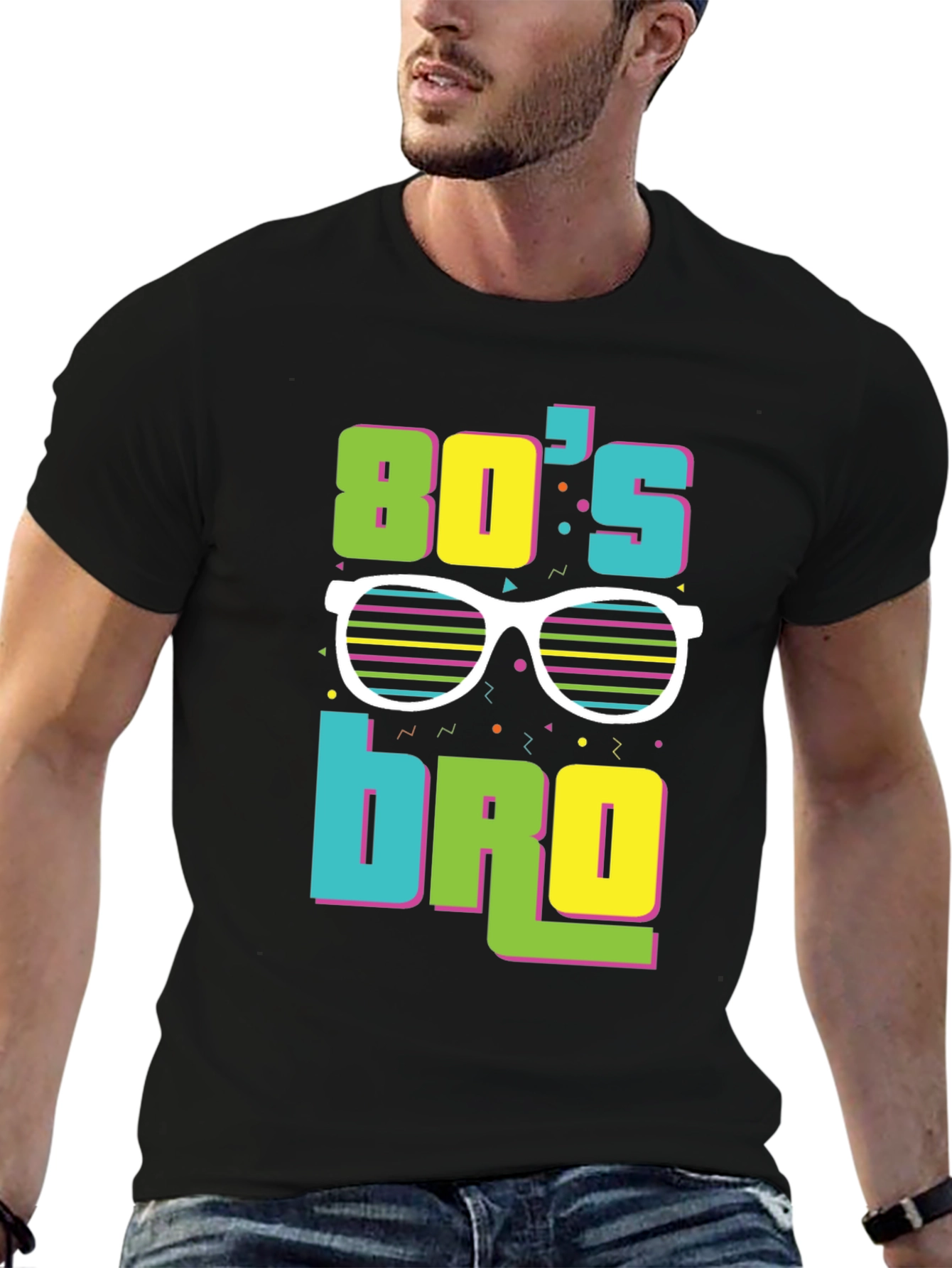 80s Bro T-Shirt - Retro Style