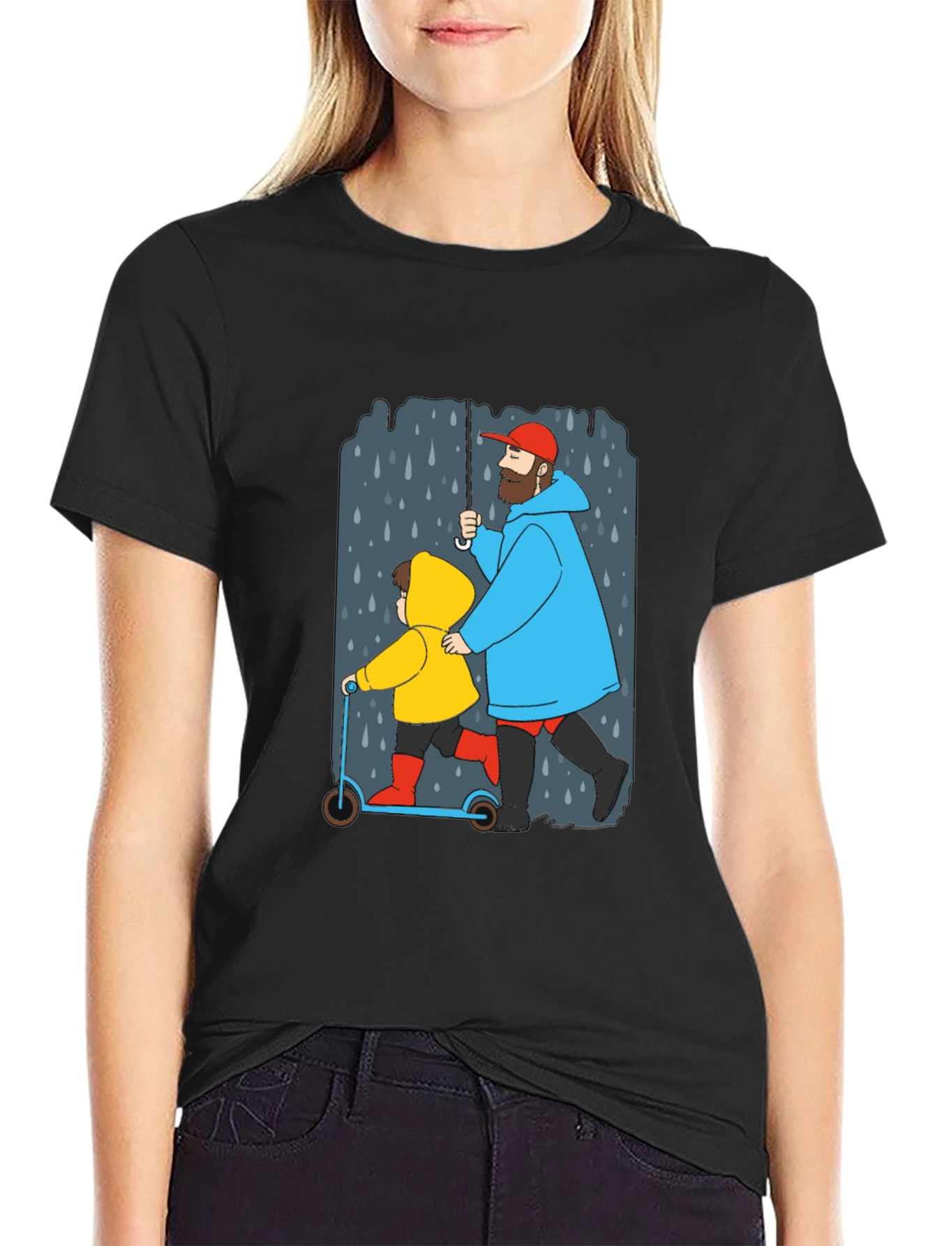 Rainy Day Graphic Tee - Dad & Kid