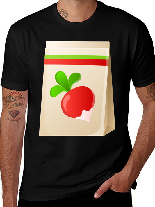 Radish Graphic Tee - Quirky Vegan Shirt