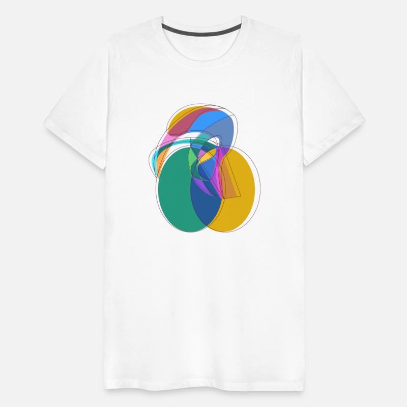 cyclist aura abstract circle geometric drawing