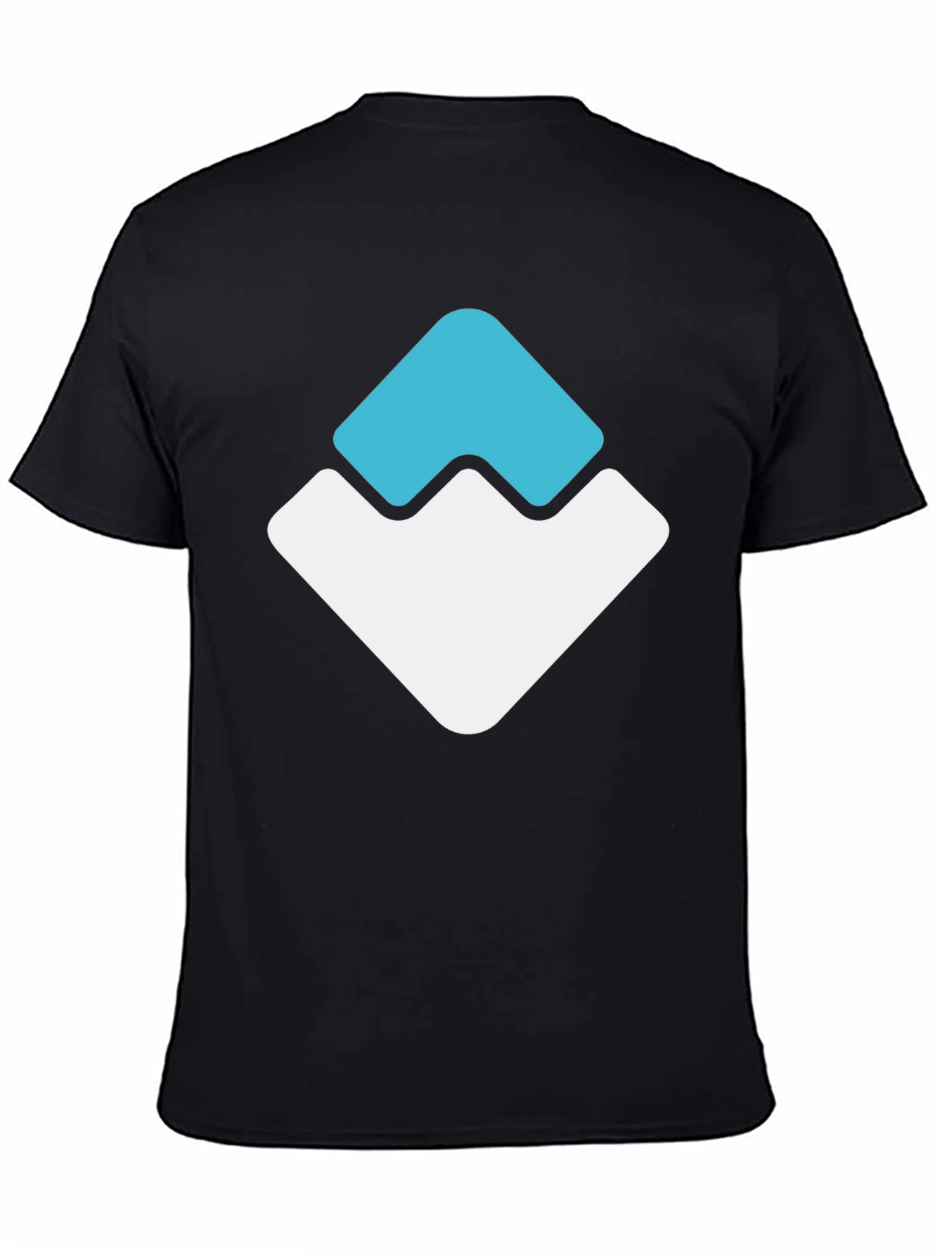 Modern Graphic Tee - Geometric Peak Design