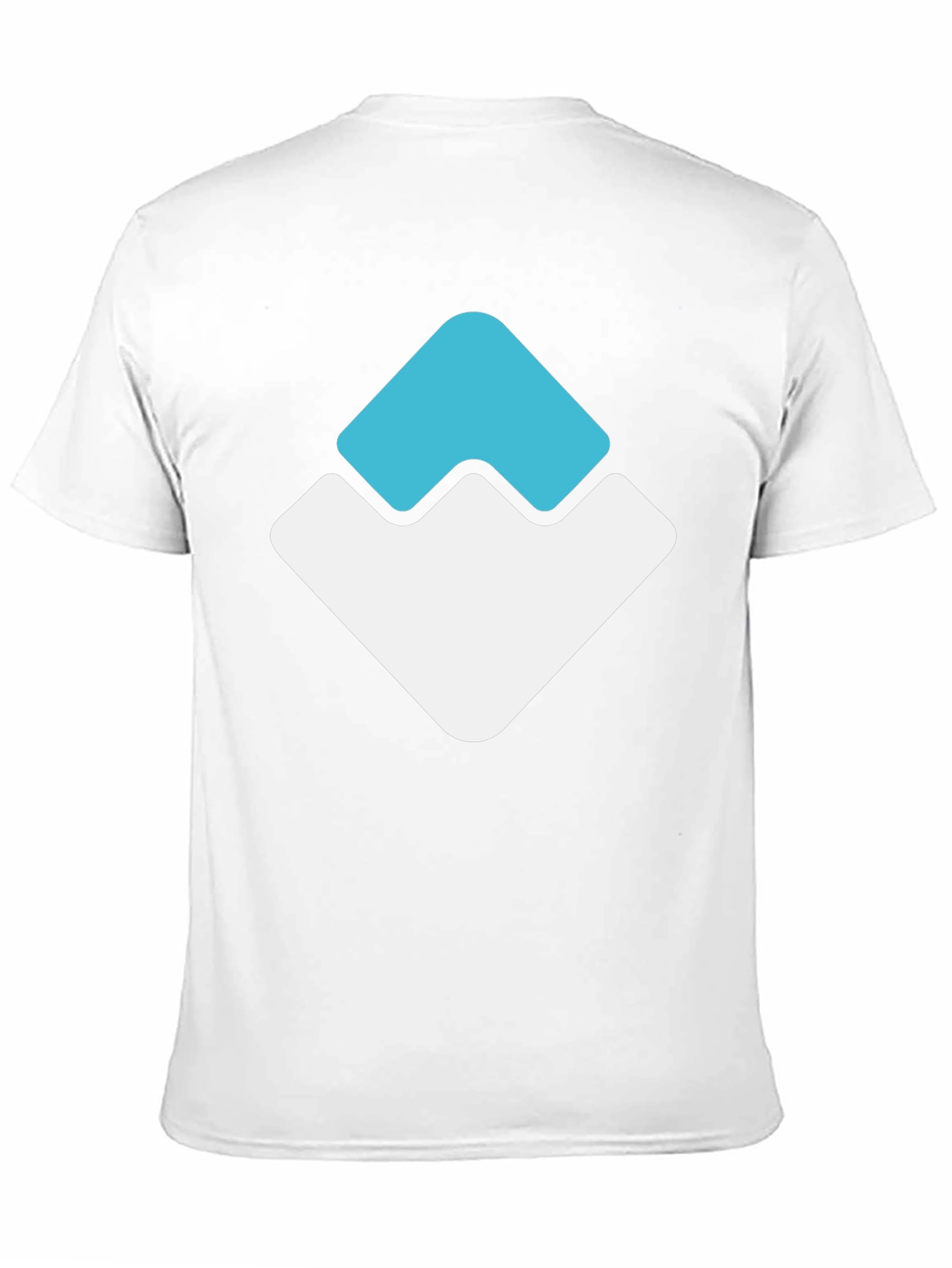 Modern Graphic Tee - Geometric Peak Design