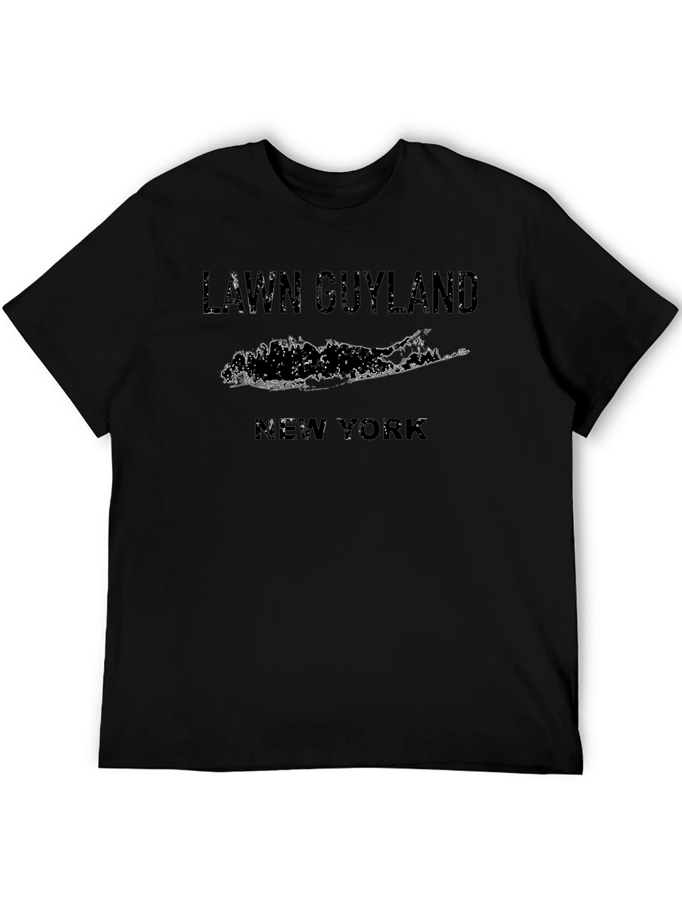 Lawn Guyland New York T-Shirt - Black