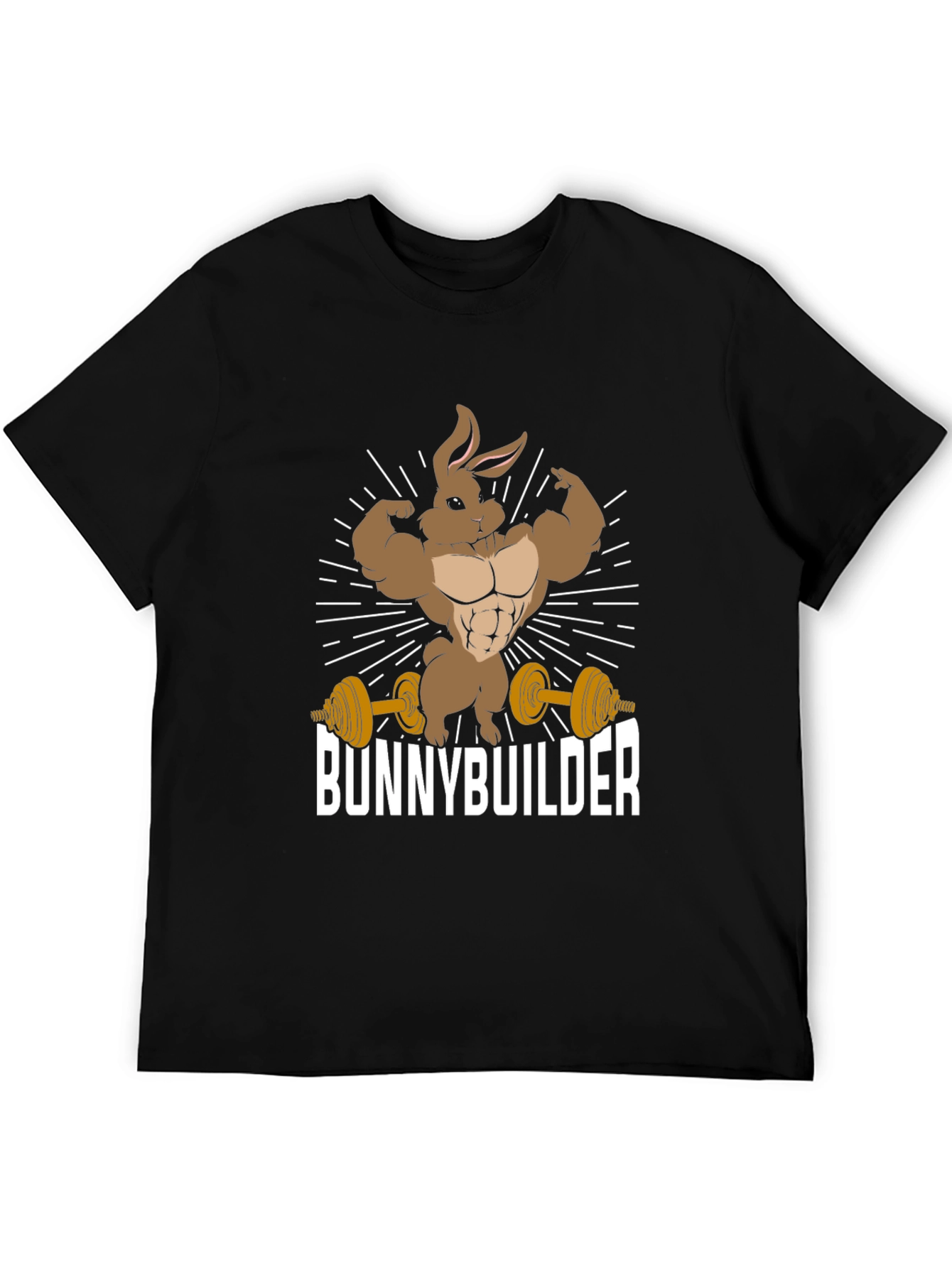 Bunnybuilder Black Graphic T-Shirt