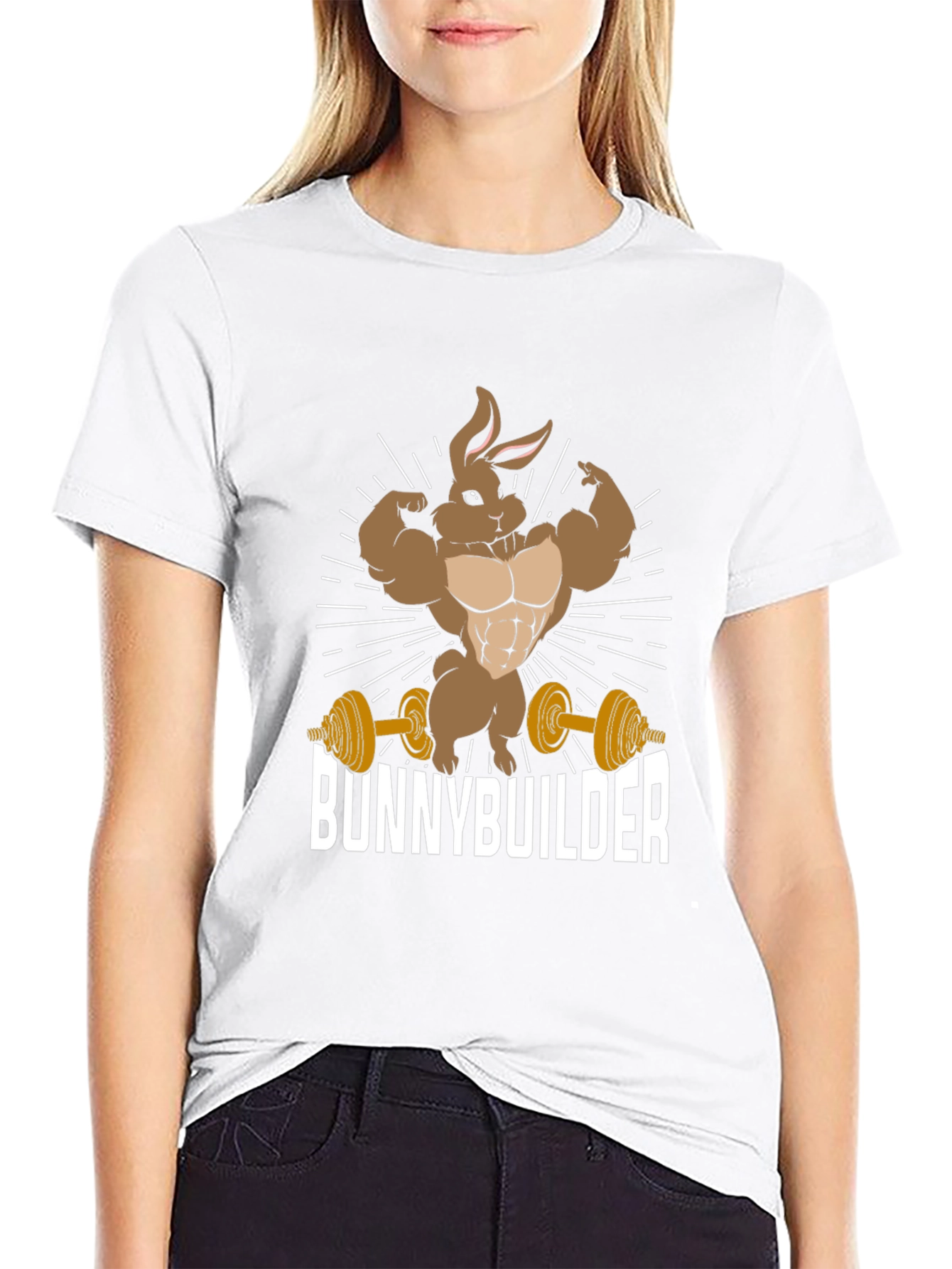 Bunnybuilder Black Graphic T-Shirt