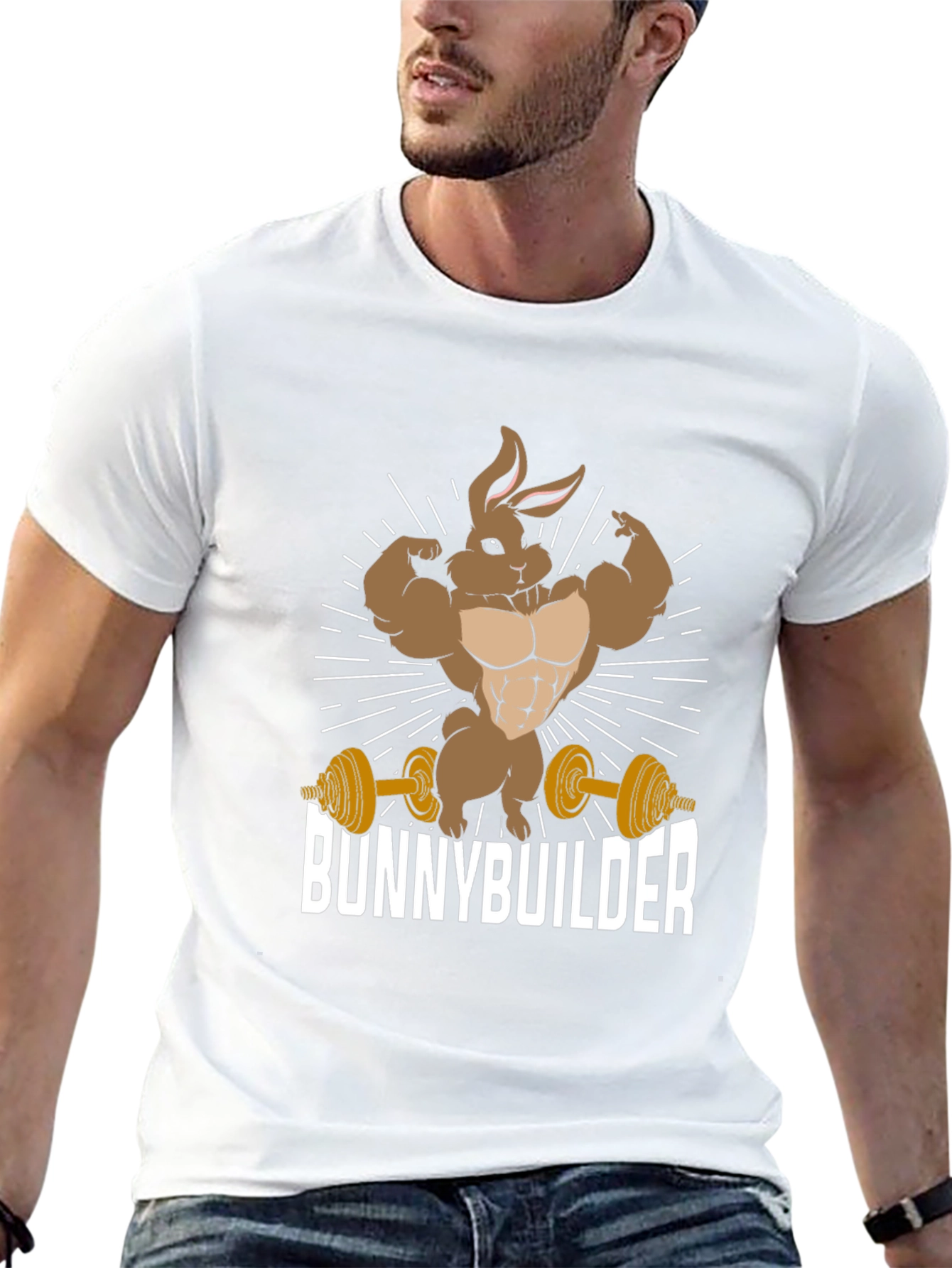 Bunnybuilder Black Graphic T-Shirt