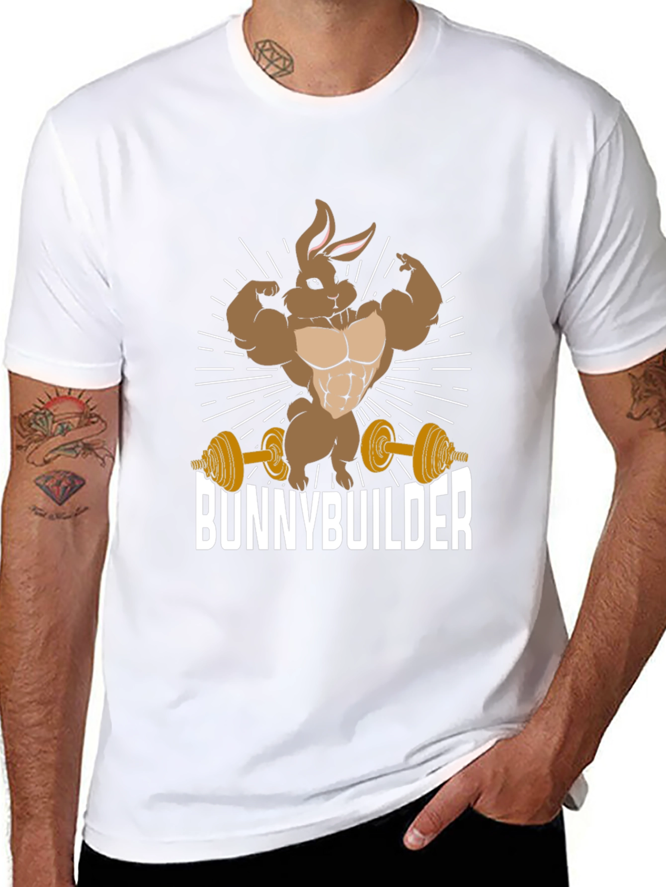 Bunnybuilder Black Graphic T-Shirt