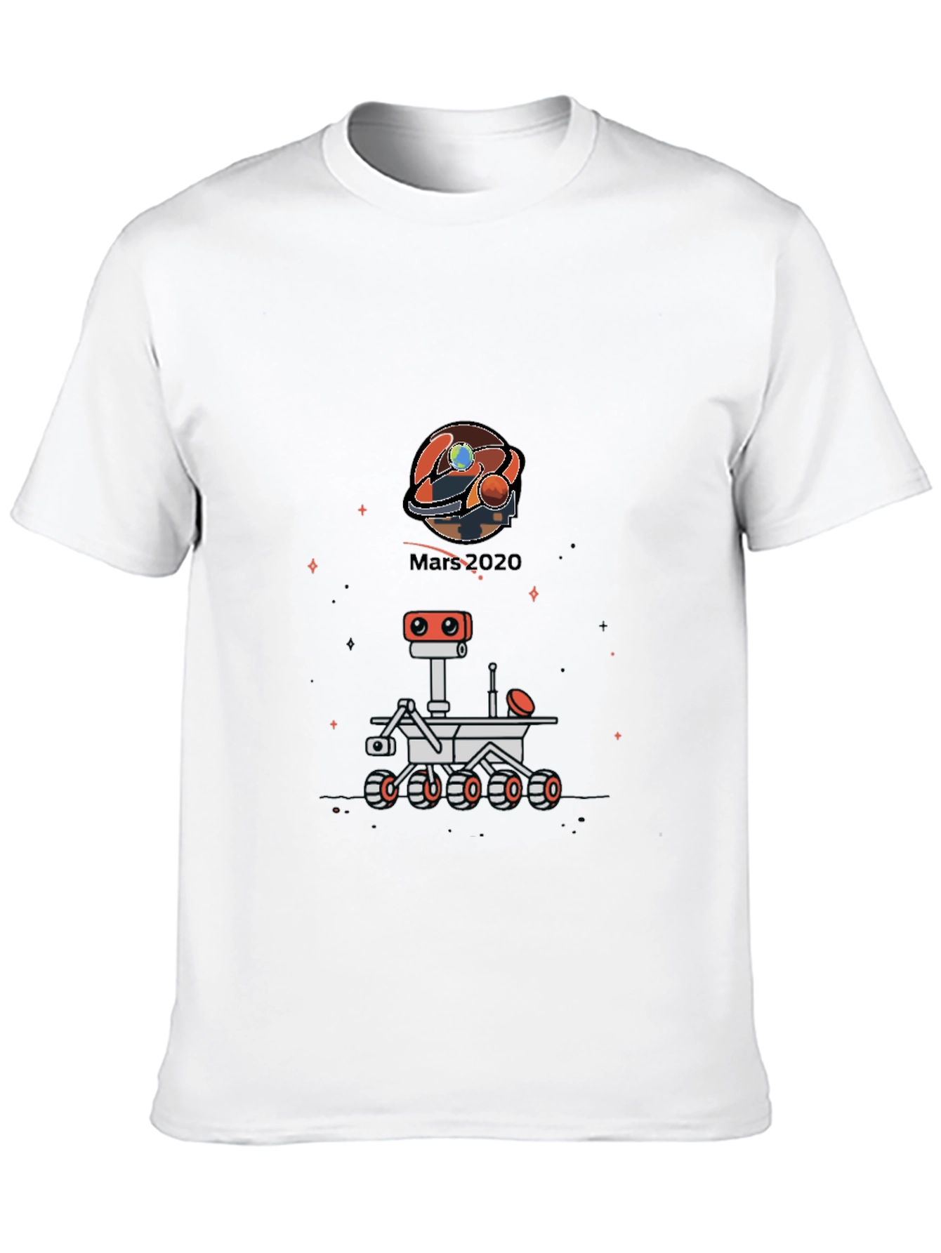 Mars 2020 Rover Black T-Shirt