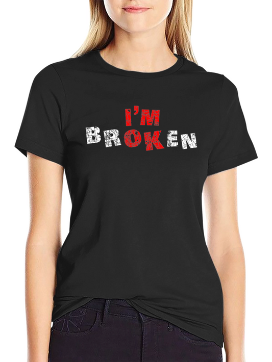 Im Broken Graphic T-Shirt - Grunge Style