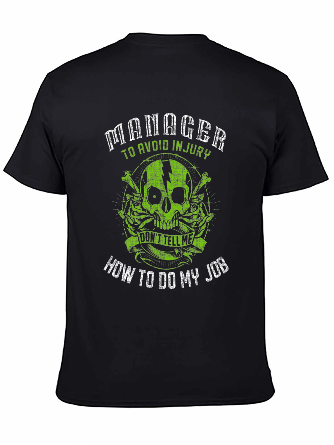Manager Skull Graphic T-Shirt