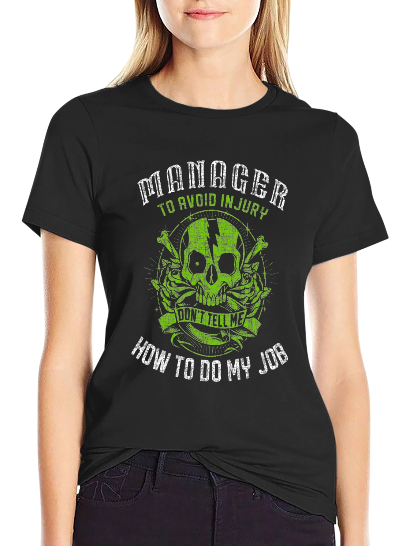 Manager Skull Graphic T-Shirt