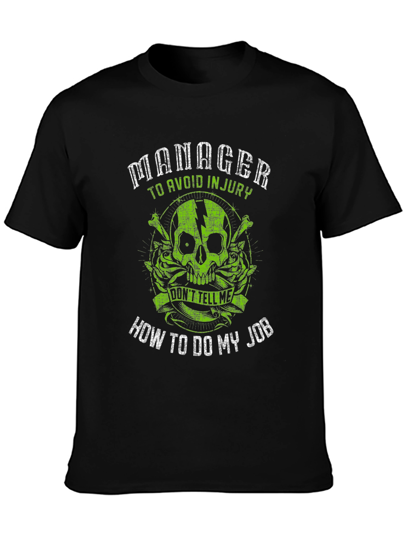 Manager Skull Graphic T-Shirt