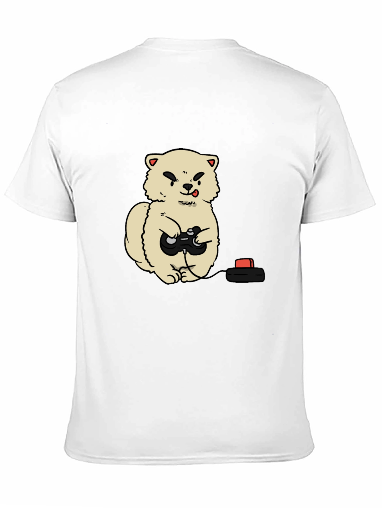 Gamer Dog Black T-Shirt