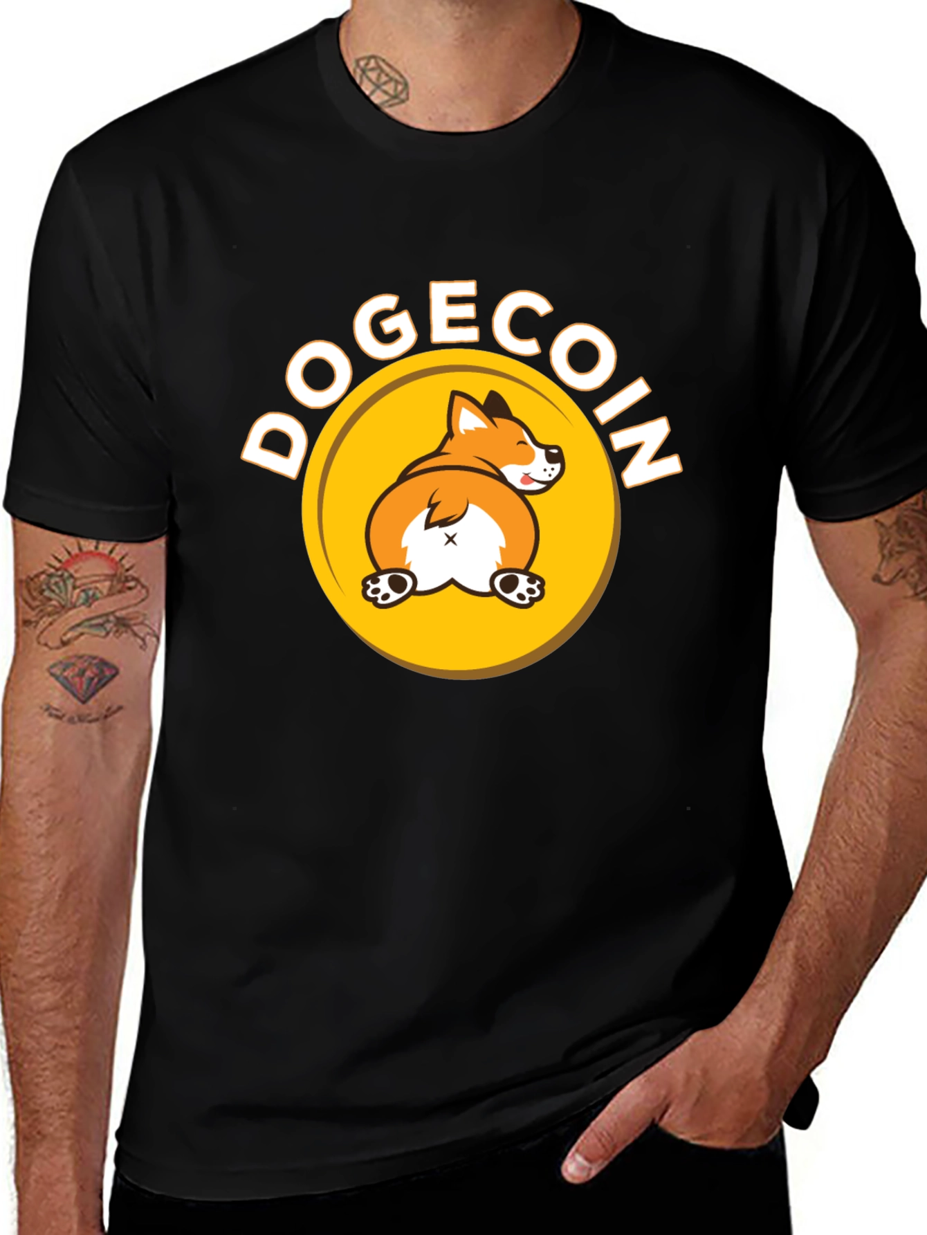 Dogecoin T-Shirt - Funny Dog Crypto Tee