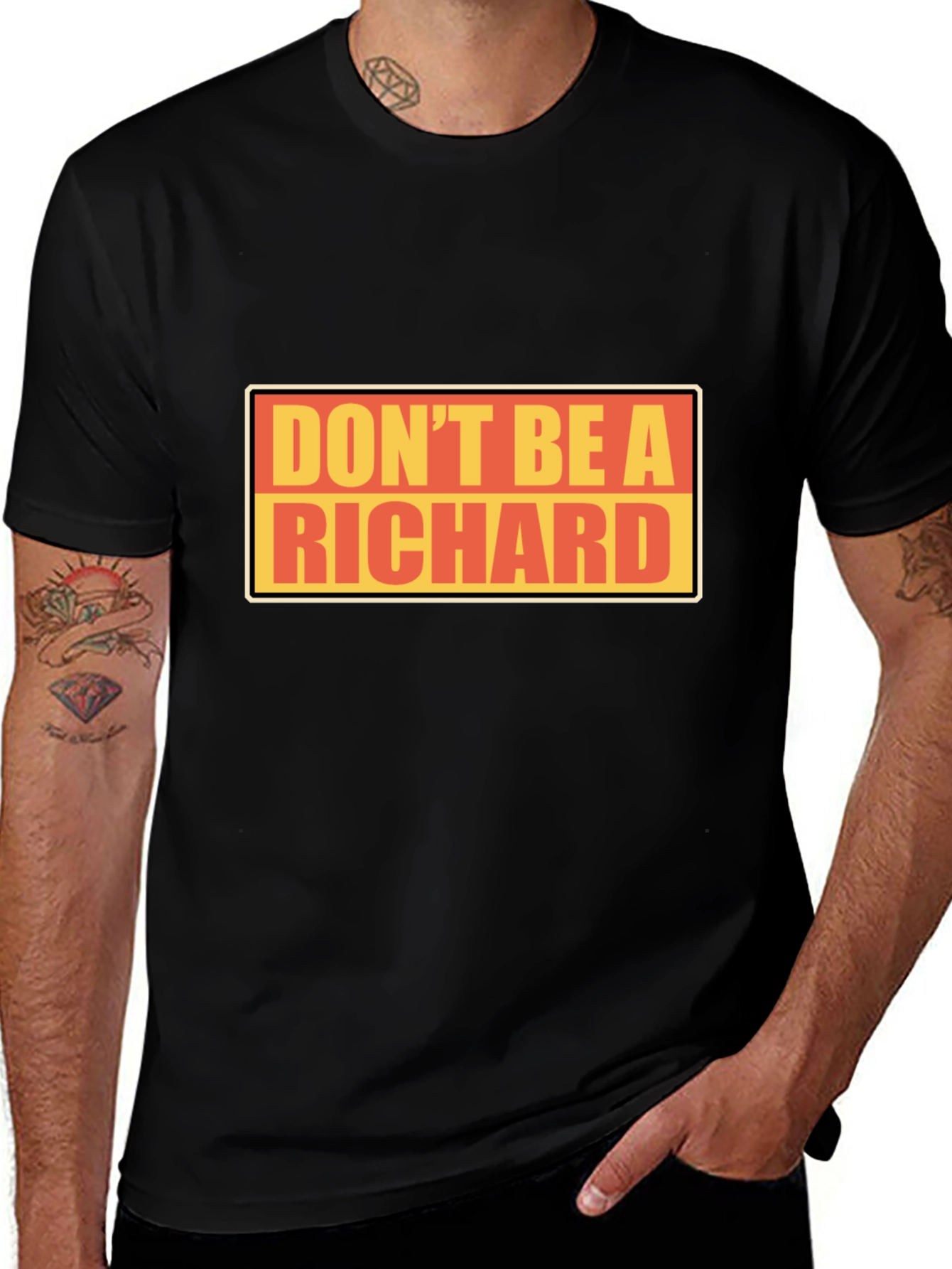 Dont Be A Richard T-Shirt - Funny Novelty Tee