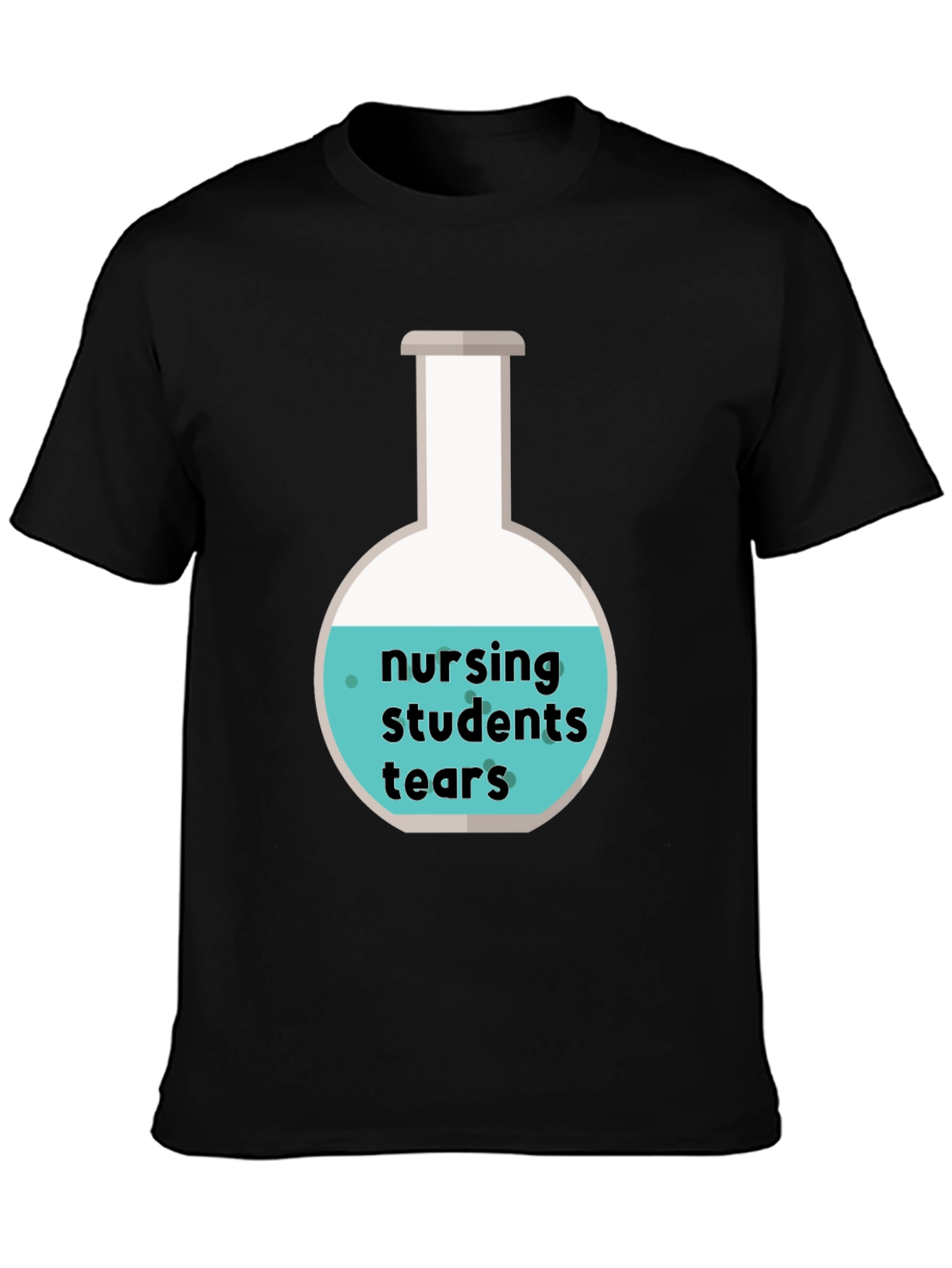 Nursing Student Tears T-Shirt - Novelty Graphic Tee