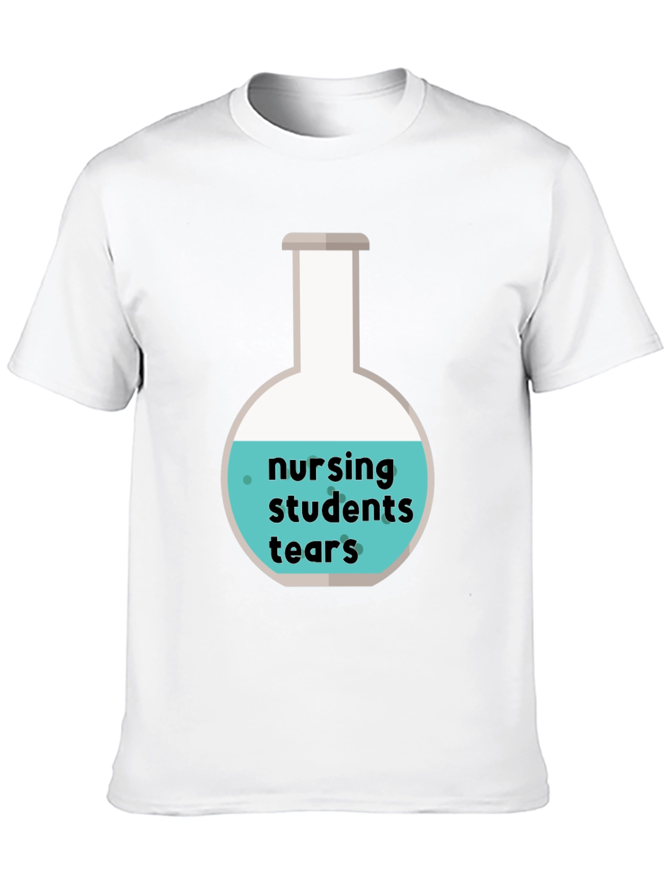 Nursing Student Tears T-Shirt - Novelty Graphic Tee