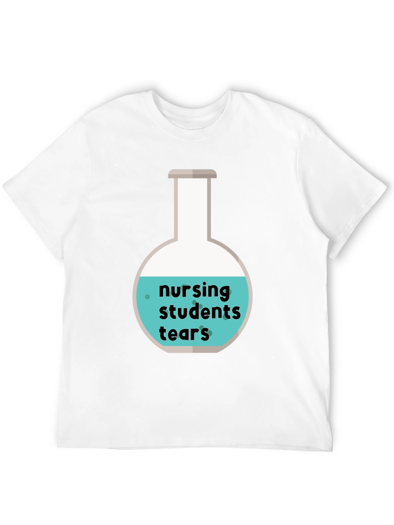 Nursing Student Tears T-Shirt - Novelty Graphic Tee
