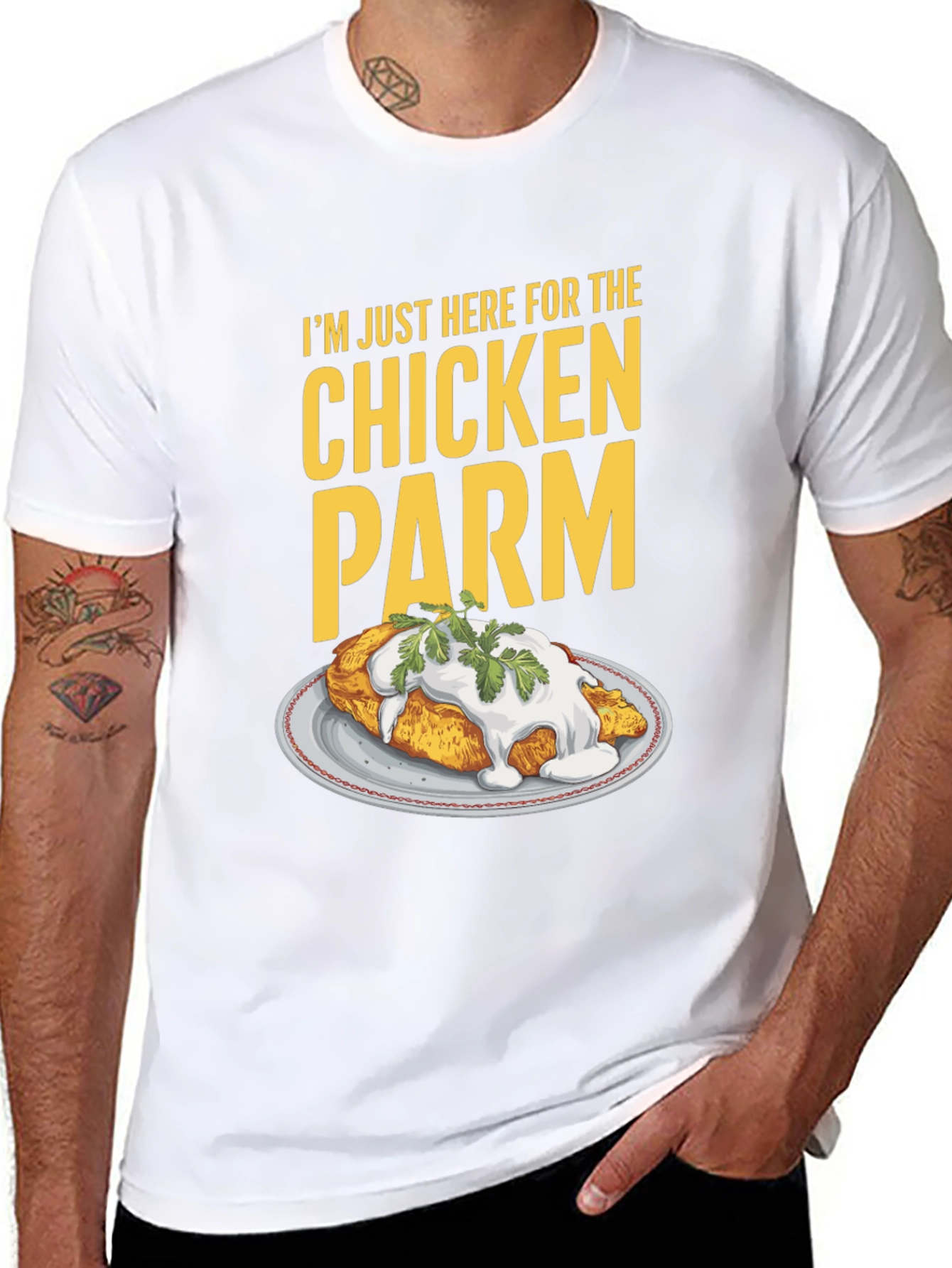 Chicken Parm T-Shirt: Foodie Fun