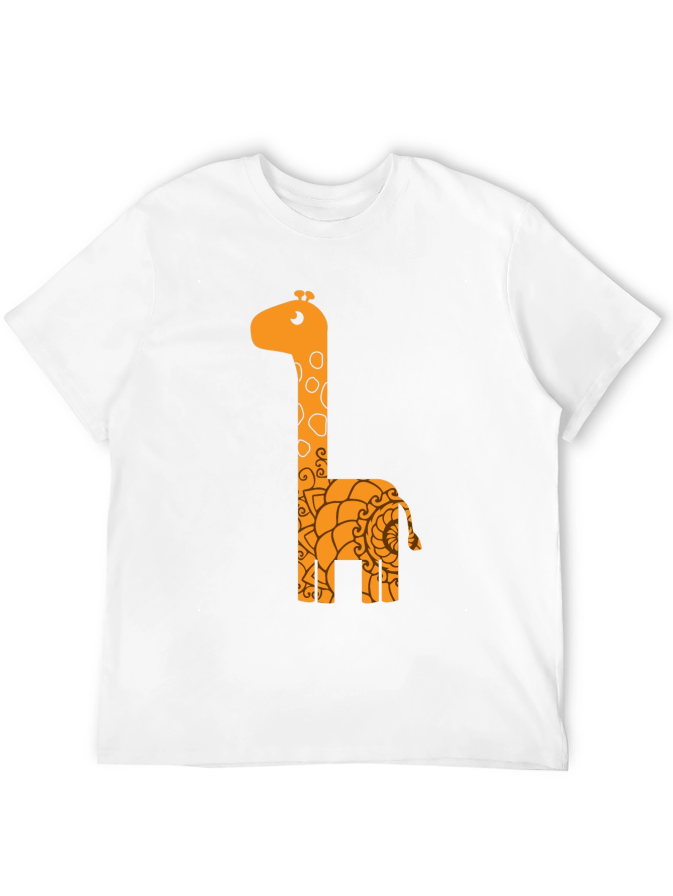 Fun Giraffe Graphic Tee - Unisex Black T-Shirt