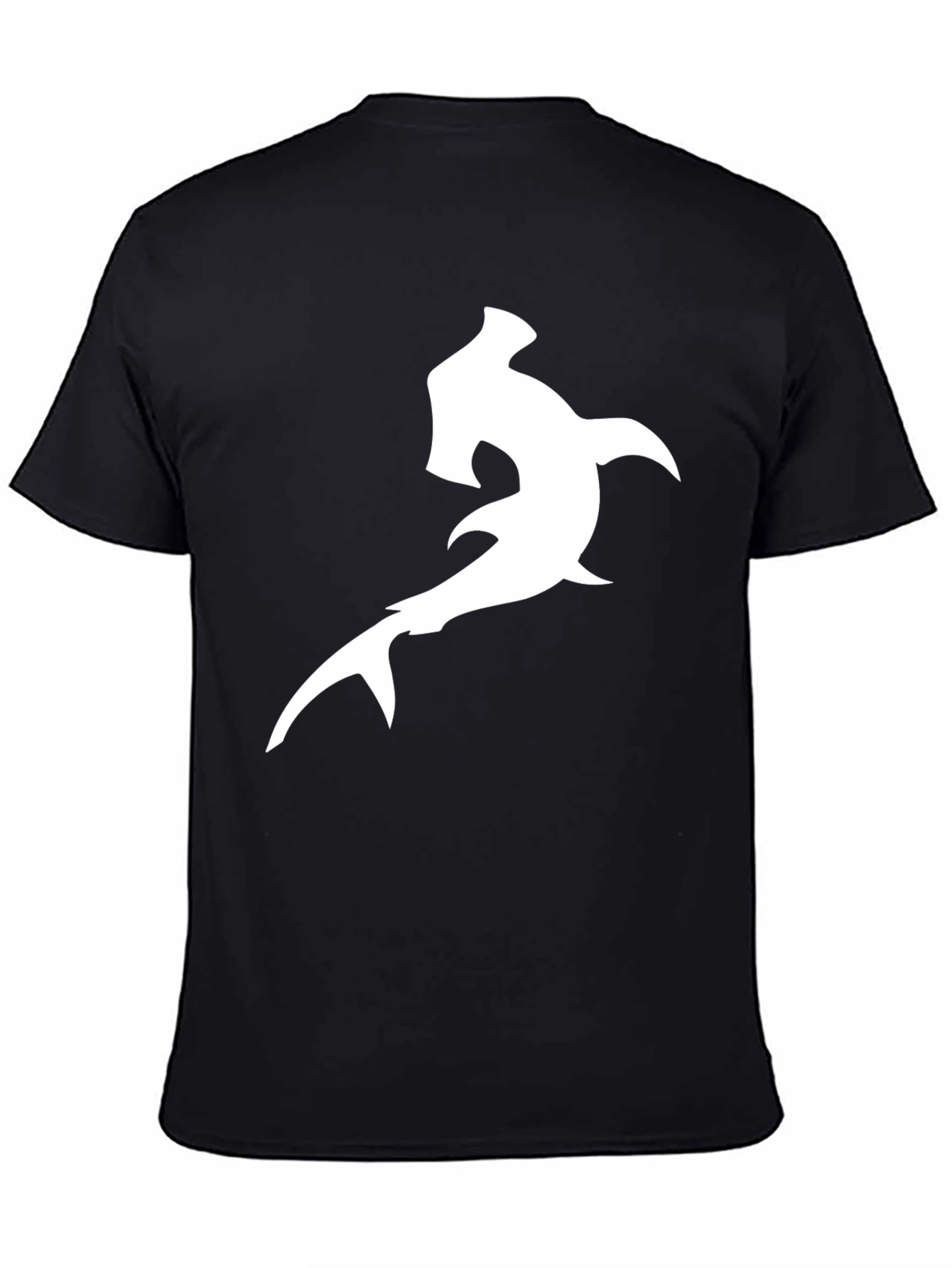 Hammerhead Shark Graphic Tee - Black