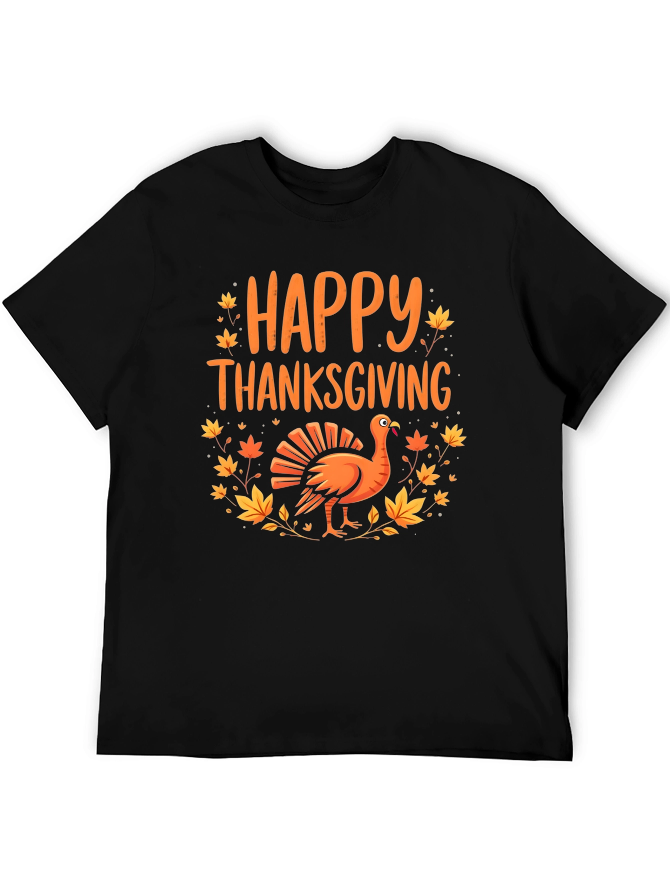 Happy Thanksgiving Turkey Graphic Tee