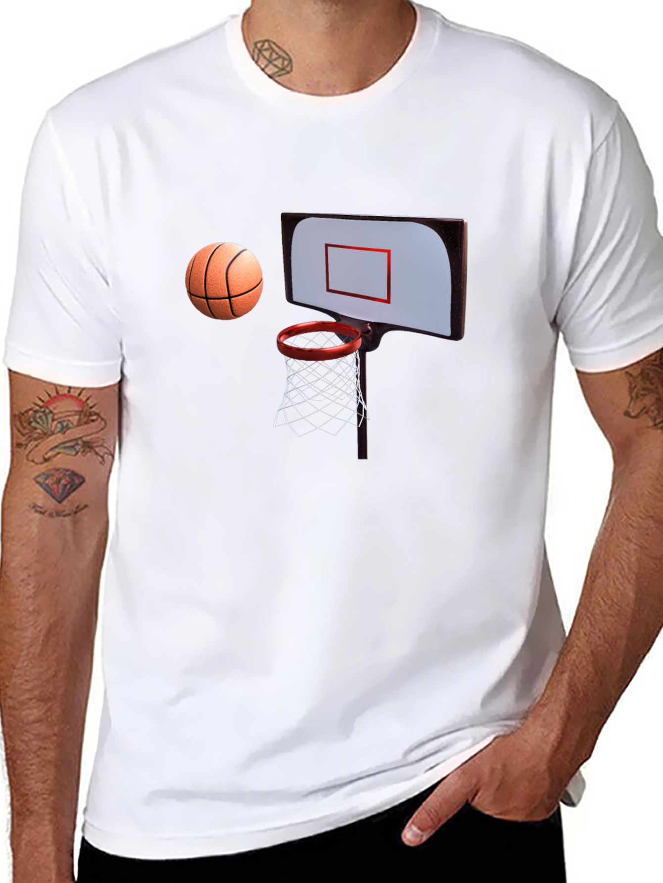 Basketball T-Shirt - Hoop Dreams Graphic Tee