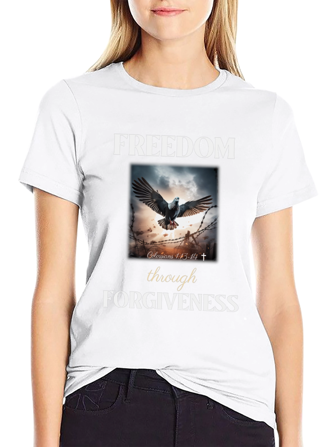 Freedom Through Forgiveness Dove T-Shirt